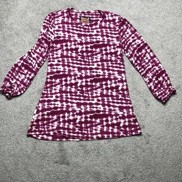 Johnny Was Tie Dye Top Bamboo Long Sleeves - Picture 1 of 7